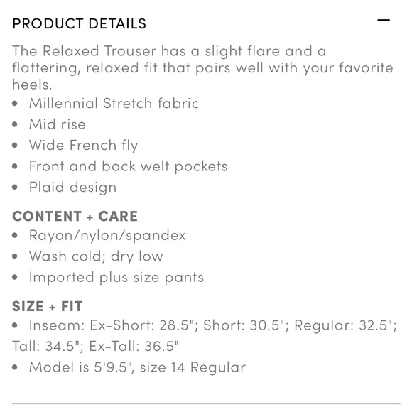 Torrid Black Relaxed Trouser Pant - Picture 5 of 13